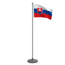 Animated Flag of Slovakia