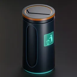 Sci-fi Trash bin