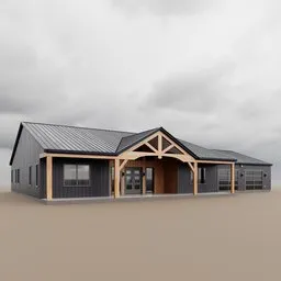 Scandinavian Style Home (135188GRA)