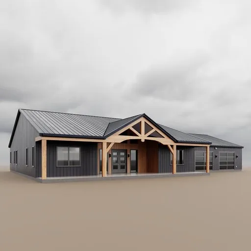 Scandinavian Style Home (135188GRA)