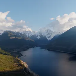 Aerial Canadian Mountains 17k