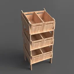 Display Stand Crate