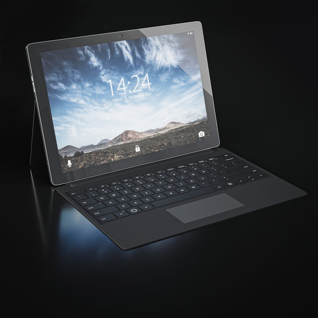 Tablet PC with stand and keyboard Tablets models BlenderKit