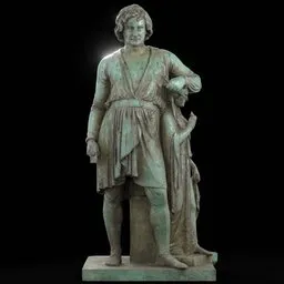 statue of Vs Bertel with the goddess of hope