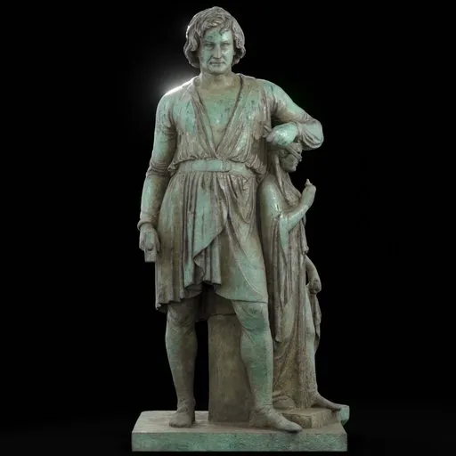 statue of Vs Bertel with the goddess of hope