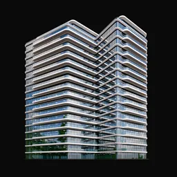 Futuristic Glass Tower