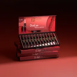 Two in lipstick packaging box