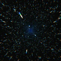 Stylized Hyperspace Warp Speed Prismatic