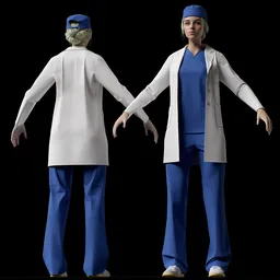 Doctor Nurse, Medical Scrubs