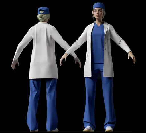 Doctor Nurse, Medical Scrubs