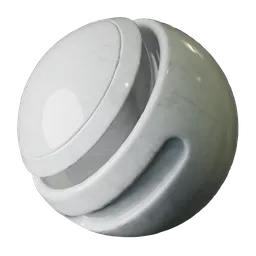Polished White Marble