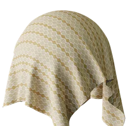 Graphical Gold Jacquard