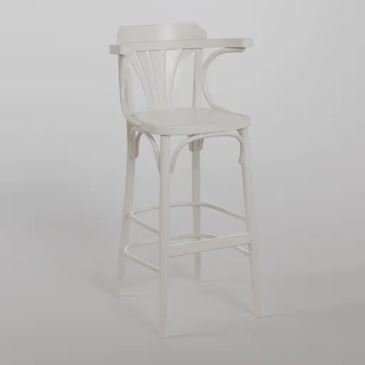 135 Barstool S110 - Light White
