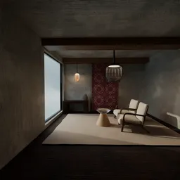 Modern Minimalist Living Room