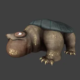 Cartoon Turtle Fully Rigged