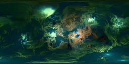 Emerald Nebula in Space, 8k