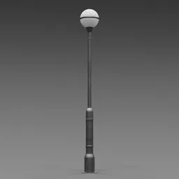 Round street lamp
