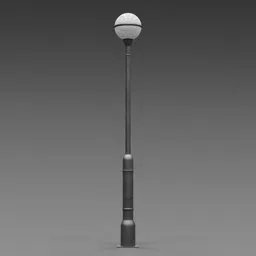 Round street lamp