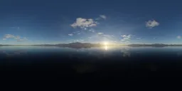 Cloudy Landscape Sunset Sky