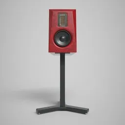 Hi-Fi Monitor Red Composite
