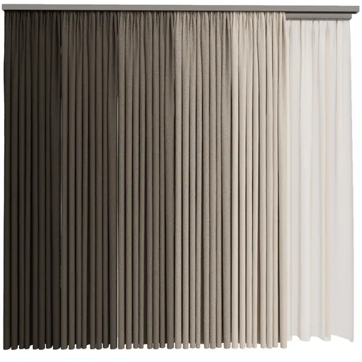Cotton Curtain Set