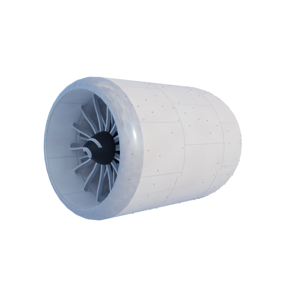 Jet Engine FREE Aircraft Accessories & Parts models BlenderKit