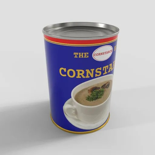 Cornstarch Best Tin Can