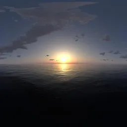 Bluesea Evening Highsky Cloud