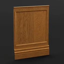 Oak Wall Panel