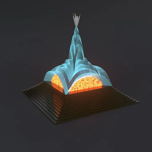 Decorative Light Pyramid