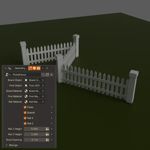 Curve‑Follow Picket Fence Builder