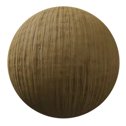 High-quality PBR yellow wood texture for realistic rendering in Blender 3D and compatible applications.