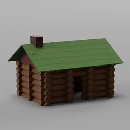 Lincoln Log Toy House