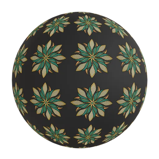 Vibrant floral mandala  wallpaper