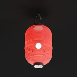 "Chochin Ceiling Light" - A beautiful red lamp inspired by the Japanese concept art. Based on the Qing Dynasty and featuring a Crimson-Black Beehive design, this 3D model is perfect for Blender 3D users looking for unique lighting options. Rendered in stunning detail and featuring paper lanterns, this award-winning model is sure to impress.