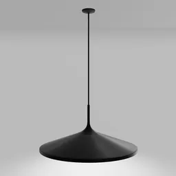 Black ceiling lamp