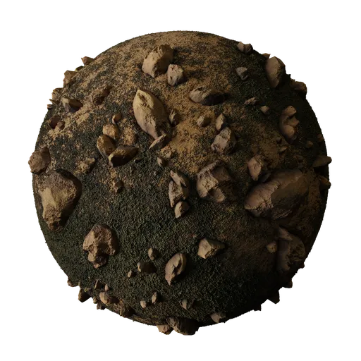 Rocky Mossy Ground