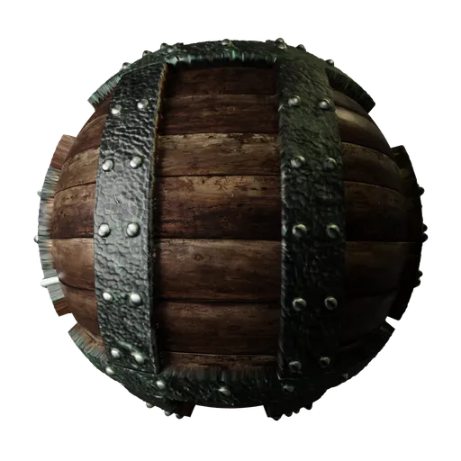 Wood Planks Iron Cabin