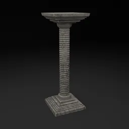 Realistic Pillar - 3D Model