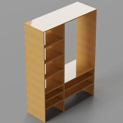 Basic closet for bedroom