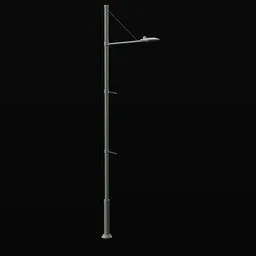 Minimalist Single Arm Streetlight