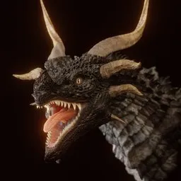 Dragon Bust HD Sculpt
