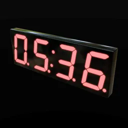 7 segment display countdown