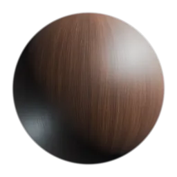 Dark wood veneer