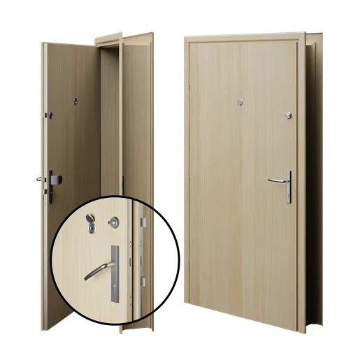 Entrance door - animated