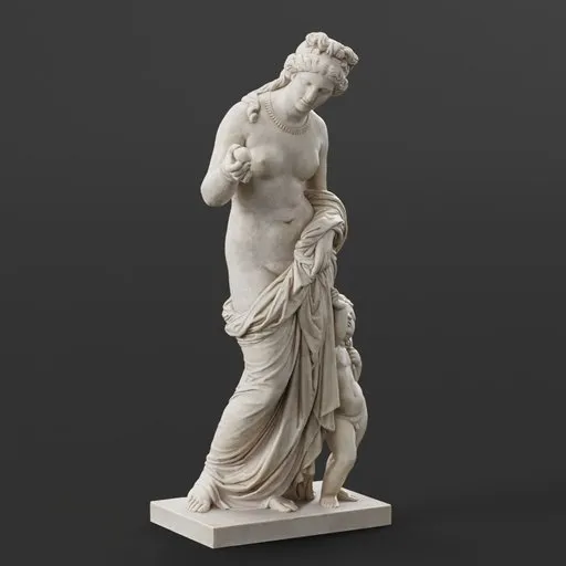 statue of Venus with a child