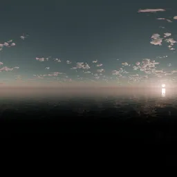 Pink Sunset Sky HDRI