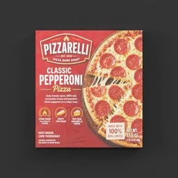 Pepperoni Pizza Box