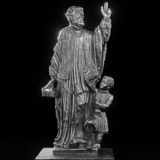 statue of Steel St Francis Xavier