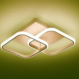 Detailed Blender 3D model of a modern LED ceiling lamp with realistic dimensions for quality rendering.